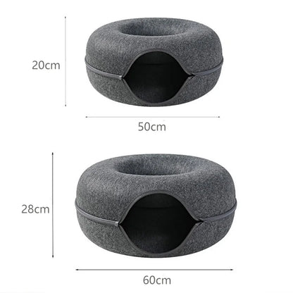 Donut Cat Bed - The Pet Supply Corner